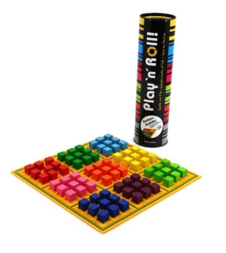 Weiblespiele 06239 Farben Sudoku 'Play 'N' ROLL' aus Wollfilz mit Spielsteinen aus Holz