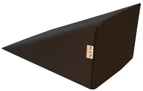 nudischer Lesekeil MAN180-50x32x Höhe 26 cm Bezug Farbe schwarz
