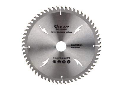 Geko g78081 TCT Kreissägeblatt mit Löchern 300 mm x 32 mm x 60 T (12 Stück)