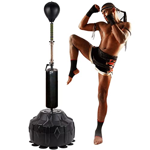 Boxing Speed ​​Trainer Reflex Ball Cobra Bag Höhenverstellbarer Boxsack mit Ständer und sicheren Saugnäpfen für Heim-Fitnessstudios Boxausrüstung