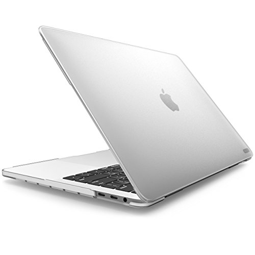 i-Blason MacBook Pro 15 Zoll Hülle 2016/2017/2018/2019 Mattierte Case Hartschale Transparent Schutzhülle mit Retina Display, Frost/Klar