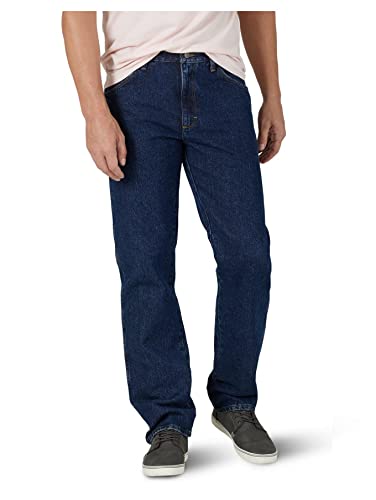 Wrangler Herren Authentics Mens Classic Regular-Fit Jeans, Dunkle Spülung, 36W / 31L