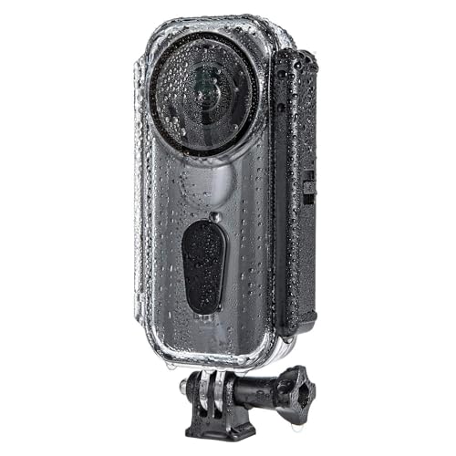 Taoric Unterwassergehäuse Tauchschutzhülle für Insta360 ONE X, Passend für 360 ONE X Panorama Action Kamera Zubehör