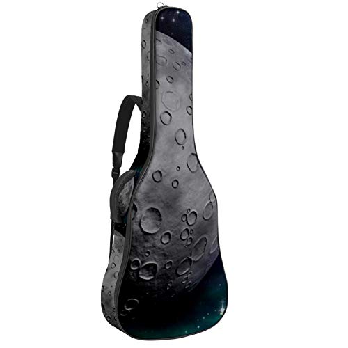 Gitarren-Gigbag, wasserdicht, Reißverschluss, weich, für Bassgitarre, Akustik- und klassische Folk-Gitarre, Universum, Weltraum, Sterne