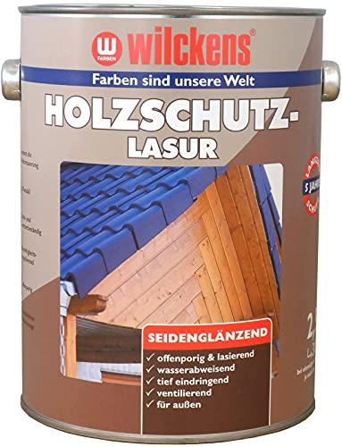 Wilckens Holzschutzlasur, nussbaum, 5,0 Liter 16789100090