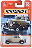 Matchbox 1934 Chevy Master Coupe, Tan/Brown 34/100