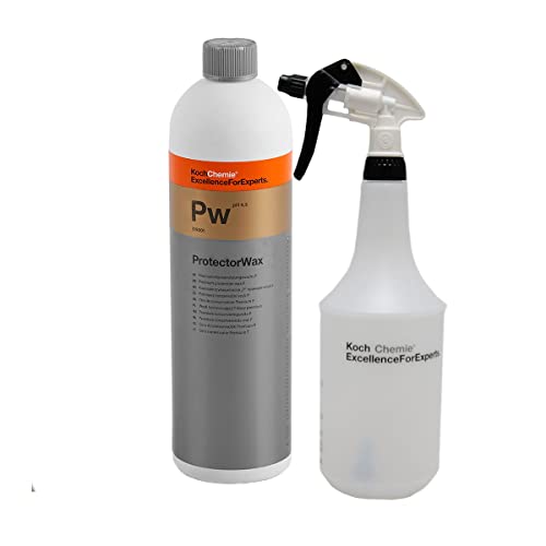 Koch Chemie Protector Wax inkl. passender Sprühflasche und Sprühkopf Trockenhilfe Sprühversiegelung