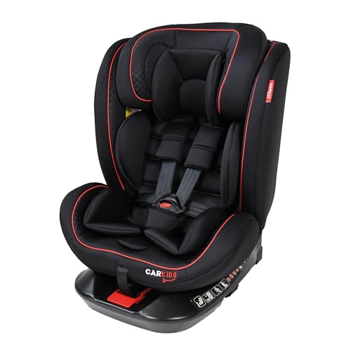 Carkids I-Size Autositz Darcy 360° Drehbar 40-150cm Isofix Schwartz/Rot