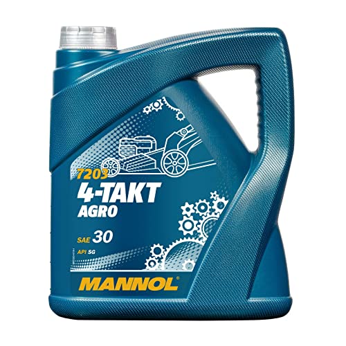 Motorenöl für 4-Takt Traktoren Rasenmäher Agro SAE 30 MANNOL API SG 4 Liter