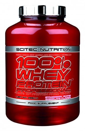 Scitec Nutrition 100% Whey Protein Professional 2350 g Erdbeere Weiße Schokolade
