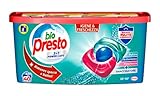 Bio Presto Power Caps Hygiene, Waschmittel aus Kapseln, Packung mit 40 Waschgängen - 520 g