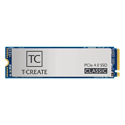 Team Group Compatible T-Create Classic - Solid-State-Disk - 1 TB - PCI Express 4.0 x4 (NVMe)