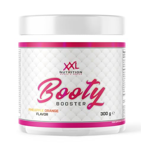 XXL Nutrition - Booty Booster - Koffein, Beta-Alanin, L-Citrullin, Grüntee-Extrakt - Pineapple Orange - 300 Gramm