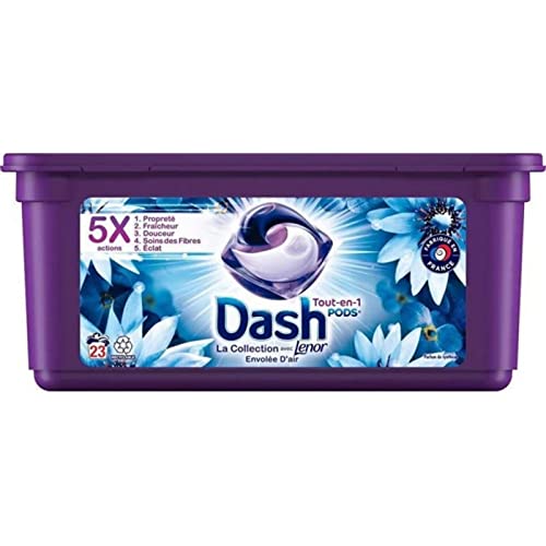 Dash All-in-1 Pods Envolée d'air Waschmittel in Kapseln, 23 Waschgänge
