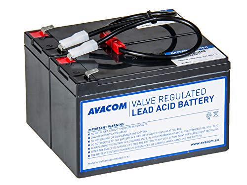 AVACOM AVA-RBC109 Ersatz für RBC109-Batterie für USV (2Stück HR-Batterien)