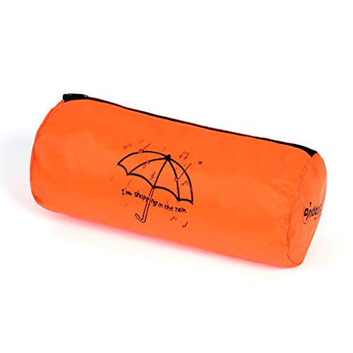 Andersen Regencape für alle Shopper Einkaufstaschen, orange, mit Reflektorstreifen