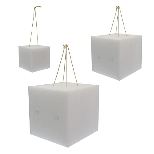 Stronghold Cube - Schießwürfel - für´s Bogenschießen (40x40x40); 60 lbs, individuell zu gestalten; Zielscheibe im Bogensport, mit Pfeil und Bogen