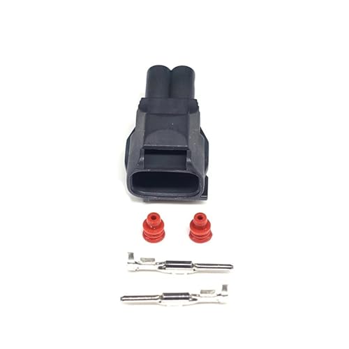 Yige Store 1/5/10/20/50 Sets 2 Pin Automobil 7283-7023-20 7283-7020-10 Stecker Kunststoff Kabelbaum Gehäuse Stecker Fit Compatible L-E-XU-S TO/Y;TA (Color : 2p male, Size : 5 SETS_2P)