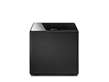 KEF Kube 8b Schwarz Aktiver Subwoofer, 300 Watt | Leistungsstark | Class D |DSP | EQ Einstellung