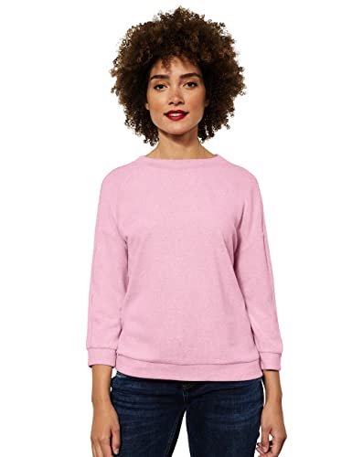 Street One Damen A318796 T-Shirt, pink Crush Melange, 40