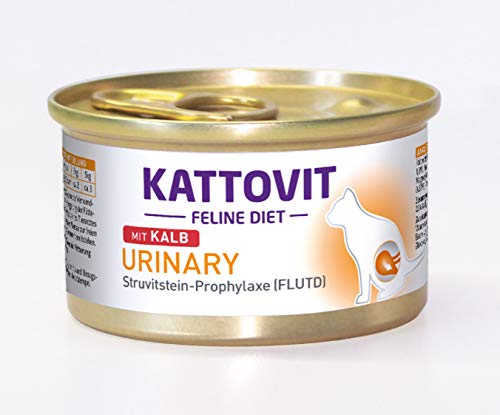 Kattovit Katzenfutter Urinary Kalb 85 g, 24er Pack (24 x 85 g)