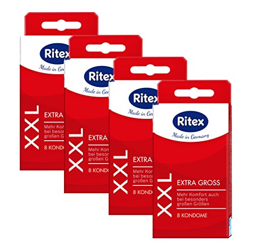 32 (4 x 8er) Ritex XXL Kondome - Extra Große Condome