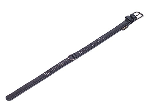 Nobby Halsband "PACIFIC DELUXE" dreireihig grau L: 52cm; (41-49cm) B: 25/28mm
