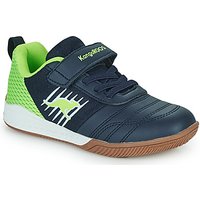 KangaROOS Unisex-Kinder Super Court EV Sneaker, Dk Navy/Lime, 28 EU