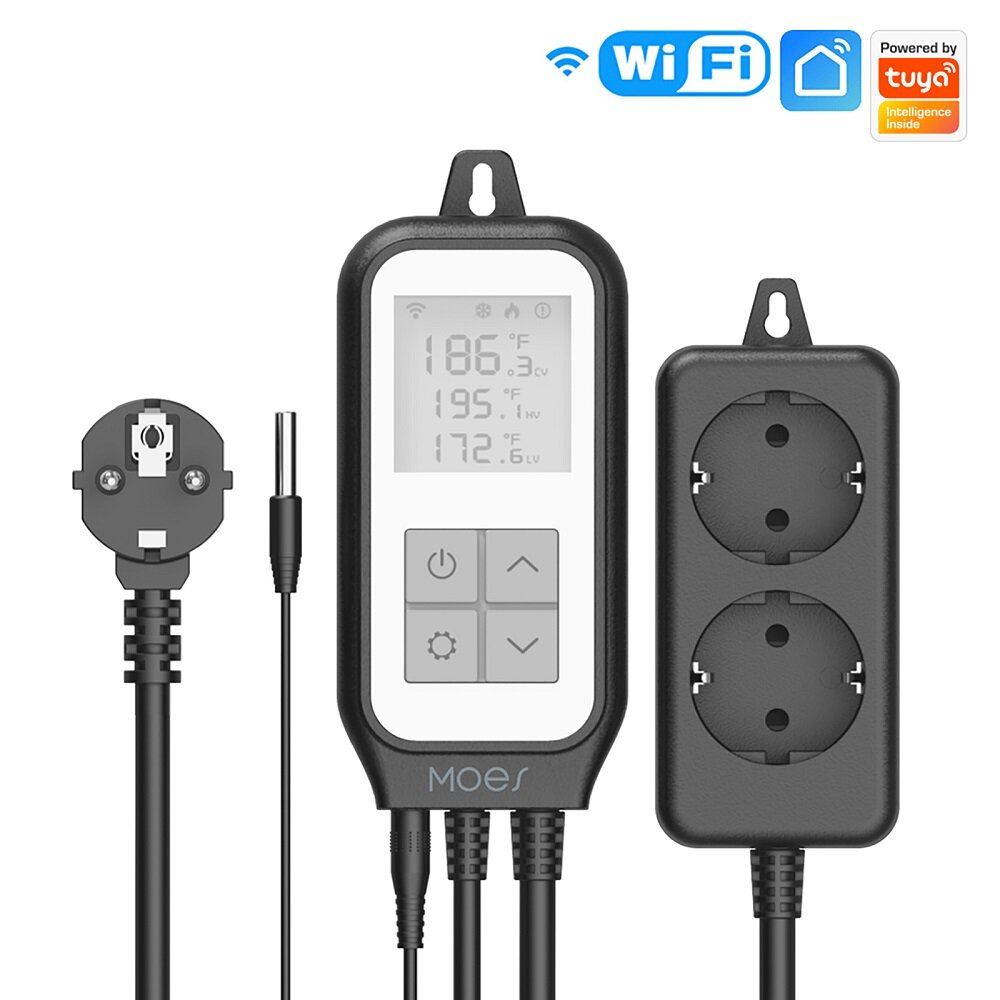 SOP20 AC100-250V LED Display WiFi Tuya Smart Digital Thermostat Steckdose App Fernbedienung Landwirtschaftliche Haushalt