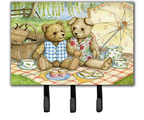 Caroline 's Treasures cdco0308th68 Summertime Teddybären Picknick Leine oder Schlüsselhalter, Triple, Multicolor