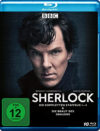 Sherlock - Die komplette Serie: Staffeln 1-4 & Die Braut des Grauens auf 10 BDs LTD. [Blu-ray]