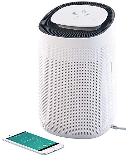Sichler Haushaltsgeräte Luftentfeuchter mit App: 2in1-Luftreiniger & Entfeuchter, für Amazon Alexa & Google Assistant (Luftentfeuchter App Steuerung)