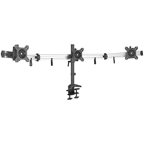 HFTEK 3-Fach-Monitorarm - Tischhalterung für Bildschirme von 15 - 27 Zoll mit VESA 75/100 (MP230C-L)