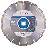 Bosch Professional Diamanttrennscheibe Standard für Stone, 300 x 22,23 x 3,1 x 10 mm, 2608602698