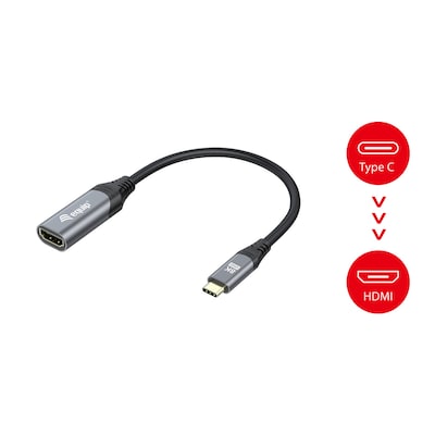 Equip Adapter USB-C -> HDMI 2.1 8K60Hz 0.15m gr (133492)