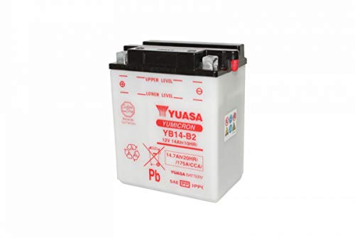 YUASA BATTERIE YB14-B2 offen ohne Saeure