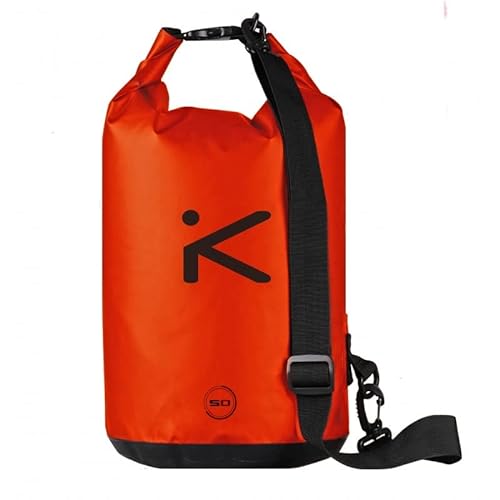 Hiko Rover Cylindric 50 Liter Trockentasche Seesack Dry Bag Packsack Kajak Kanu Zubehör, Farbe:Fluo orange