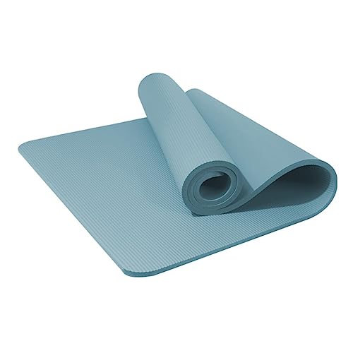 Yogamatte, dicke Gymnastikmatte mit Riemen, rutschfestes Schaumstoff-Balance-Pad für Heim-Yoga, Pilates, Stretching, Boden- und Fitness-Workouts