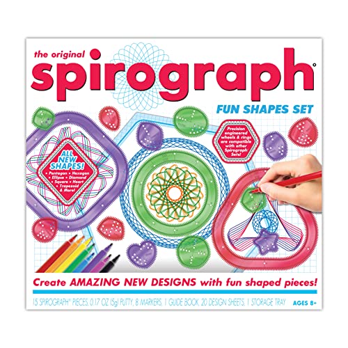 Silverlit Spirograph Originelle Formen – Bastelset für originelle Kreationen – ab 8 Jahren
