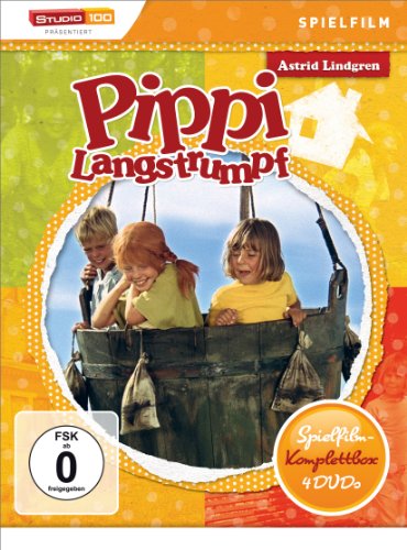 DVD Pippi Langstrumpf - Film-Box (4 DVDs) Hörbuch