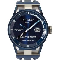 LOCMAN, Herrenuhr "montecristo Classic" in blau, Uhren für Herren