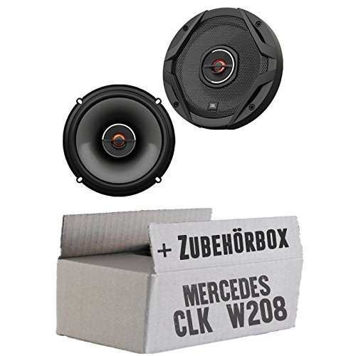 JBL GX602 | 2-Wege | 16cm Koax Lautsprecher - Einbauset für Mercedes CLK W208 Front - JUST SOUND best choice for caraudio