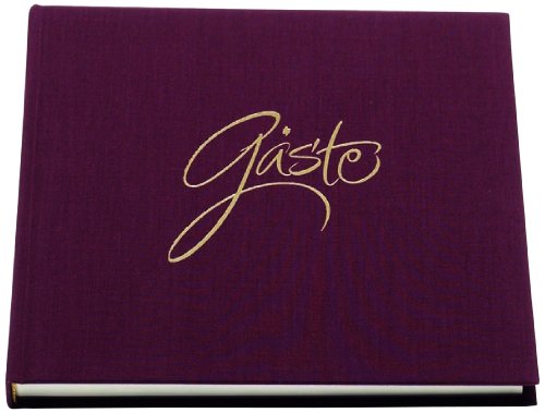 Rössler 18781002724 - Forever - Gästebuch, 192 Seiten, Größe: 21 x 21 cm, auberge/rosso, 1 Stück