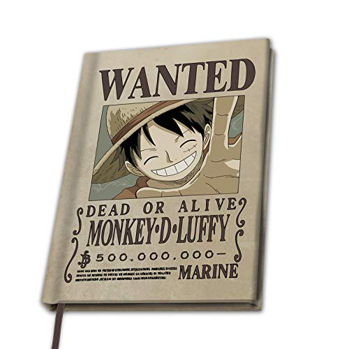 ABYstyle - One Piece - Notizbuch A5 - Wanted Luffy
