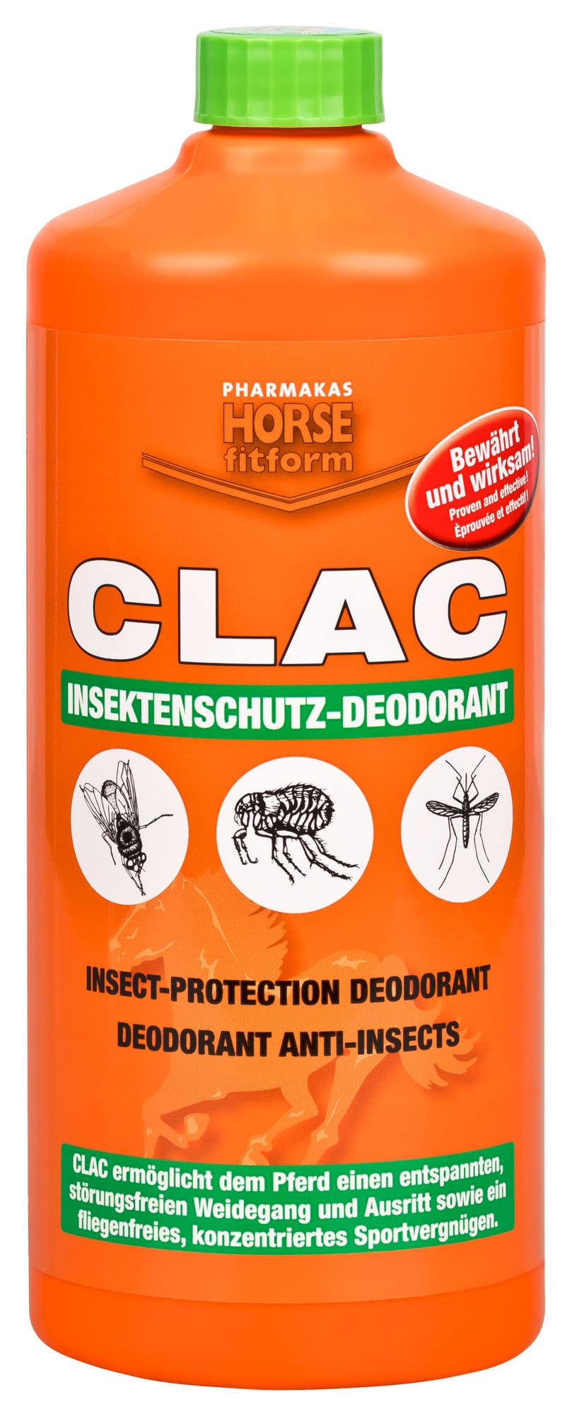 HORSE fitform Pharmaka Clac Fliegenschutz 1000 ml