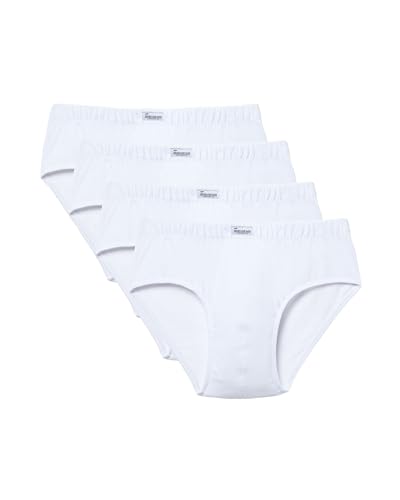 abanderado Herren Lote X4 Slip De Algodón Unterkleid, Weiß (Blanco 001), Large (Herstellergröße: 52) (4er Pack)
