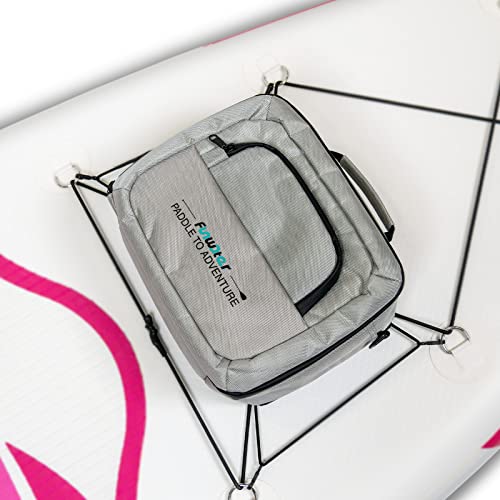 FunWater SUP Deck Kühltasche Double Mesh Paddle Board Zubehör Kühler Paddle Board Wasserdicht und Hüfttasche