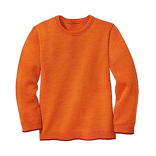 Disana Strick-Pullover Orange Gr. 98/104