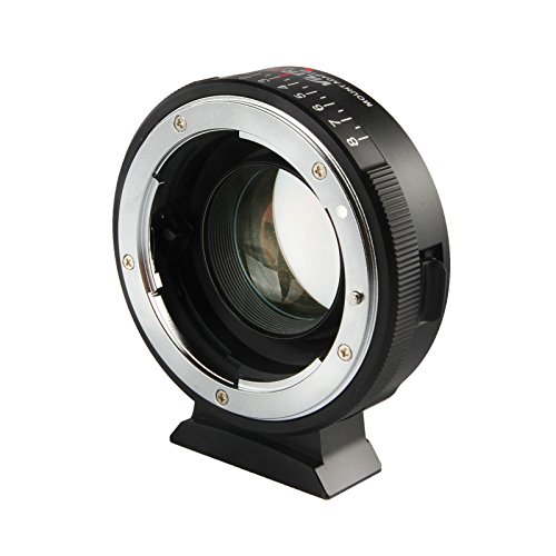 VILTROX® NF-M43X 0,71 x Nikon F Objektiv an Micro Four Thirds Kamera Mount Adapter, Vergrößern Aperture Speed Booster, Manual Infinity Focus