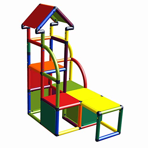 move and stic - Kletterturm CARA Spielturm Multicolor für Kinderzimmer Spielzimmer oder Garten geeignet